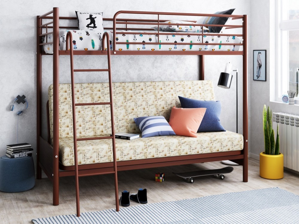 Детские двухъярусные кровати в много мебели