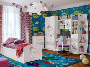 Детская комната Юниор-2 Принцесса 1 в Богдановиче - bogdanovich.magazinmebel.ru | фото