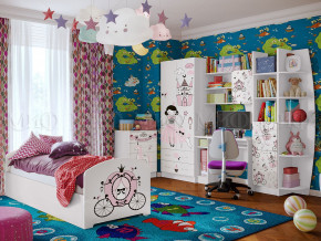 Детская комната Юниор-2 Принцесса в Богдановиче - bogdanovich.magazinmebel.ru | фото