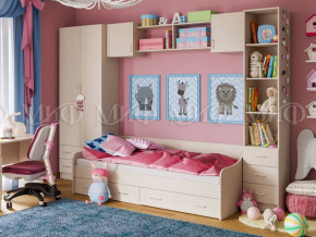 Детская комната Вега 1 Дуб беленый в Богдановиче - bogdanovich.magazinmebel.ru | фото