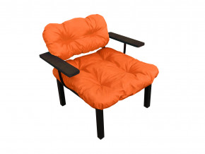 Кресло Дачное оранжевая подушка в Богдановиче - bogdanovich.magazinmebel.ru | фото - изображение 1