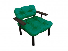 Кресло Дачное зелёная подушка в Богдановиче - bogdanovich.magazinmebel.ru | фото - изображение 1