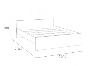 Кровать 1600 НМ 011.53 Симпл Белый Фасадный в Богдановиче - bogdanovich.magazinmebel.ru | фото - изображение 4