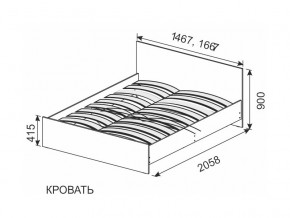 Кровать 1600х2000 ортопедическое основание в Богдановиче - bogdanovich.magazinmebel.ru | фото