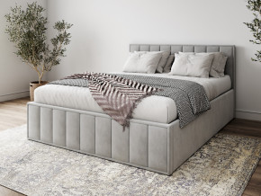 Кровать 1800 Лана серый велюр в Богдановиче - bogdanovich.magazinmebel.ru | фото - изображение 1