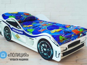 Кровать детская машина Полиции в Богдановиче - bogdanovich.magazinmebel.ru | фото