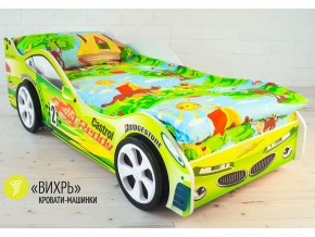 Кровать детская машина Вихрь в Богдановиче - bogdanovich.magazinmebel.ru | фото - изображение 2