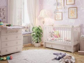 Кроватка детская белая Джулия в Богдановиче - bogdanovich.magazinmebel.ru | фото - изображение 2