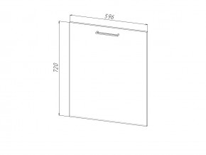 П 60 Комплект для посудомоечной машины 600 мм (цоколь + фасад) ЛДСП в Богдановиче - bogdanovich.magazinmebel.ru | фото
